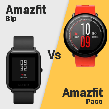 Huami Amazfit Bip vs Amazfit Pace Specs 